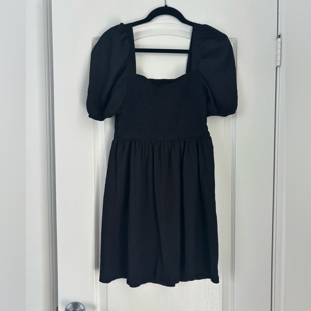 H&M Black Puff Sleeve Women’s Dress